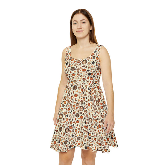 Women's Skater Dress Thanksgiving