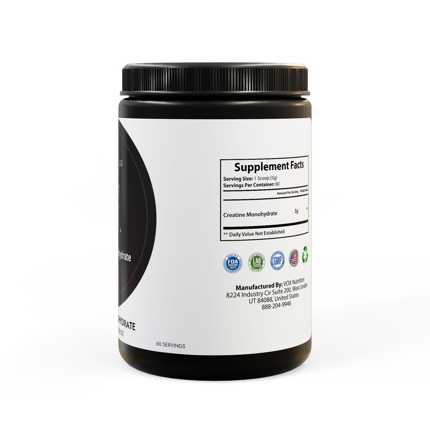 Creatine Monohydrate Supplement (300g, 10.58oz)