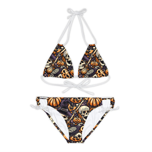 Halloween 2.0 Strappy Bikini Set (AOP)