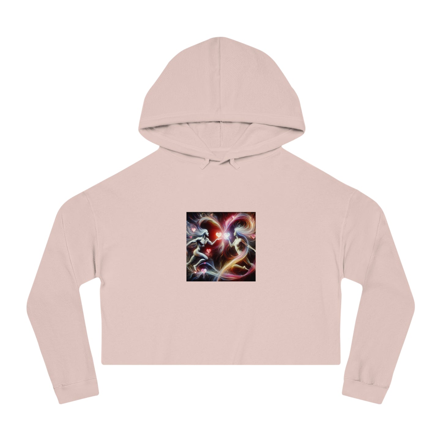 Women’s Cropped Hooded Sweatshirt love