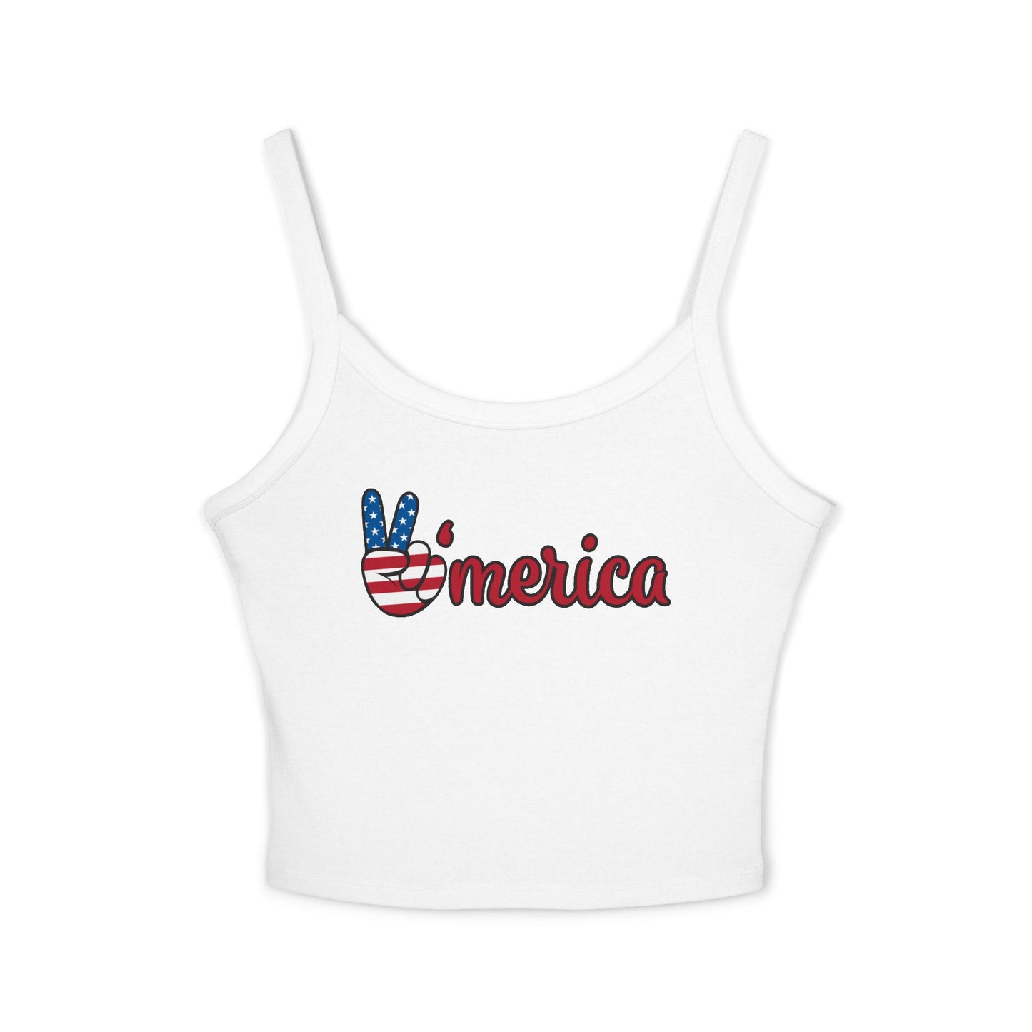 Women's Spaghetti Strap Tank Top Americans