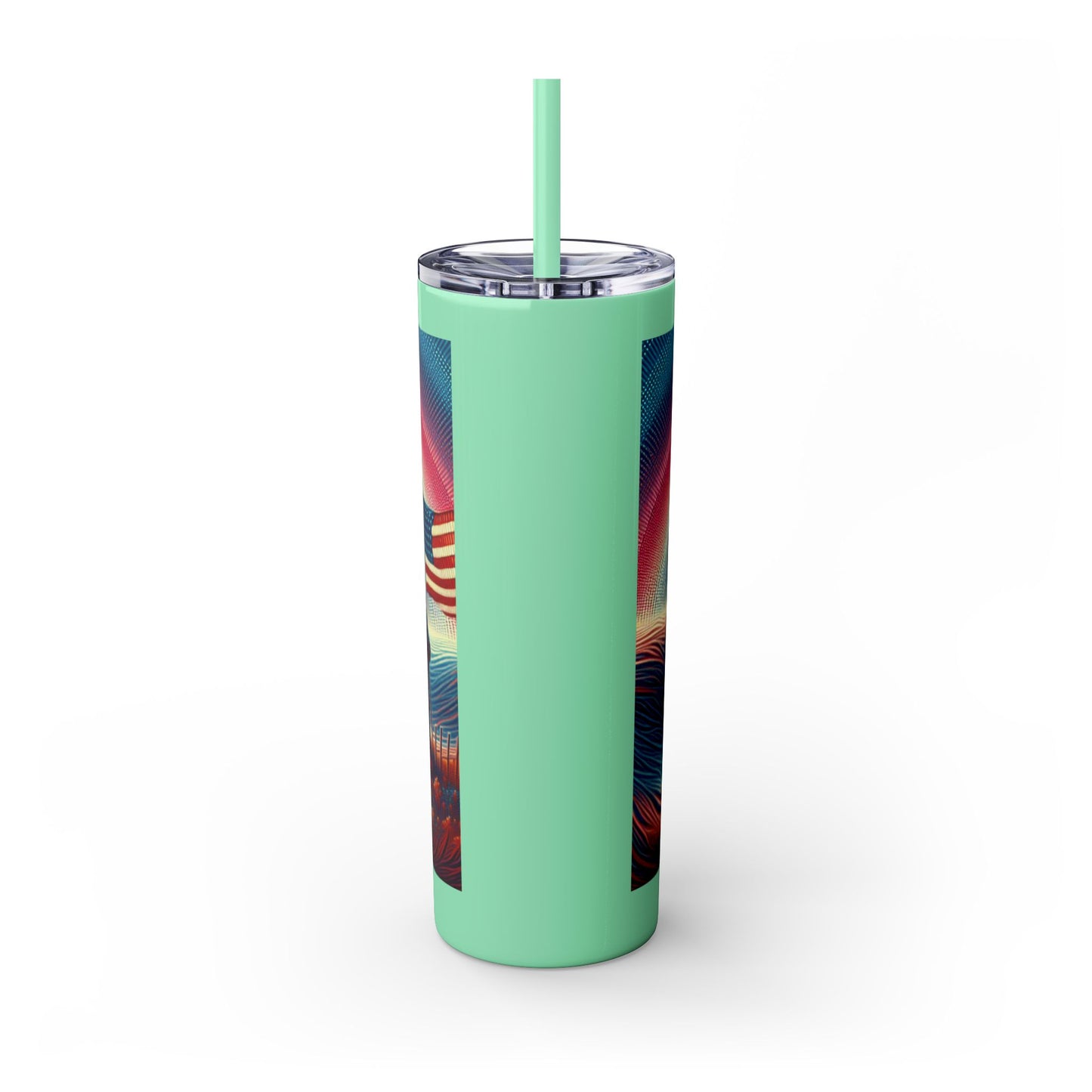 Jesus 2025 Skinny Tumbler with Straw, 20oz