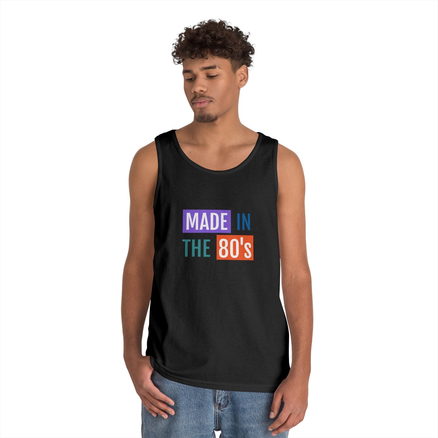 Unisex Heavy Cotton Tank Top 80s