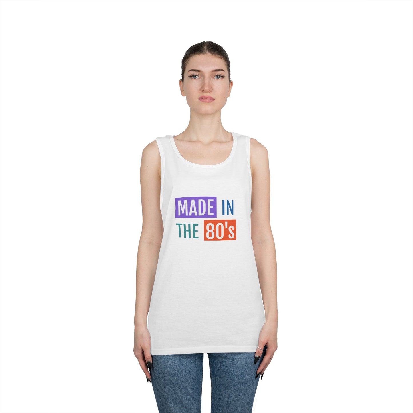 Unisex Heavy Cotton Tank Top 80s