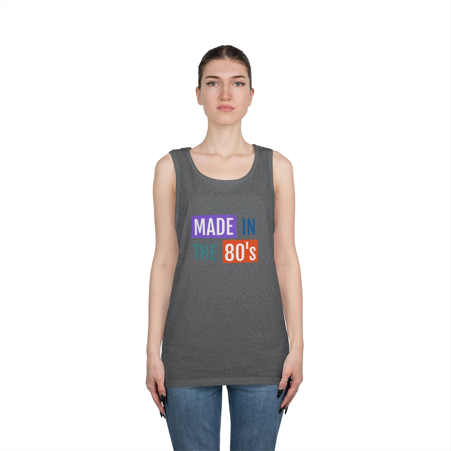 Unisex Heavy Cotton Tank Top 80s