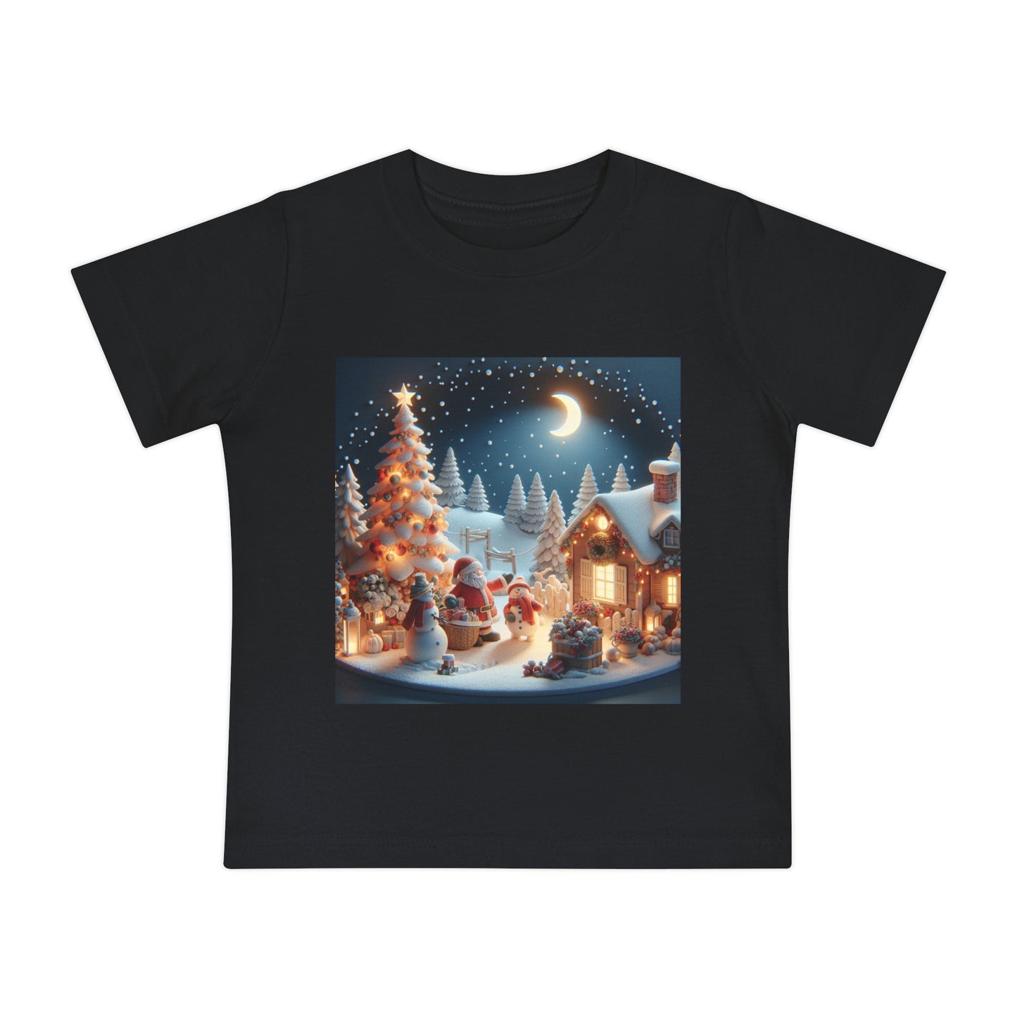 Baby Short Sleeve love Xmas T