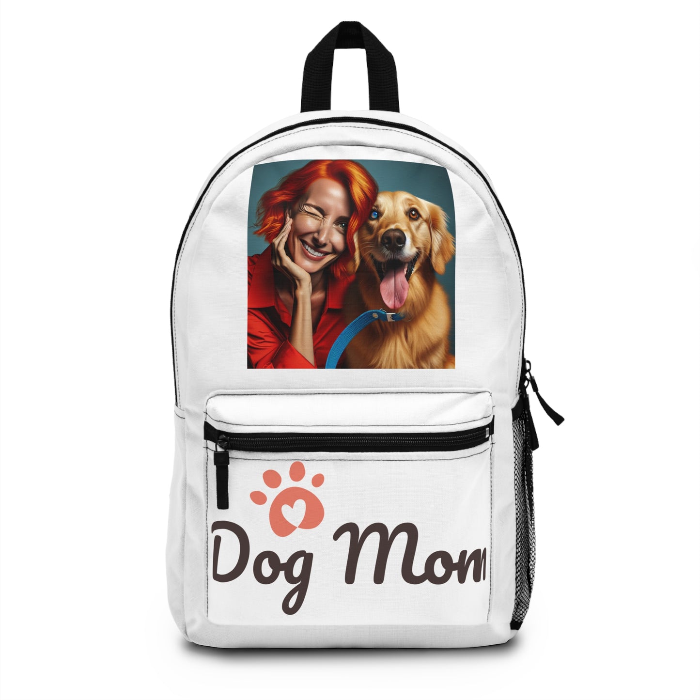 Backpack customized I love my dog