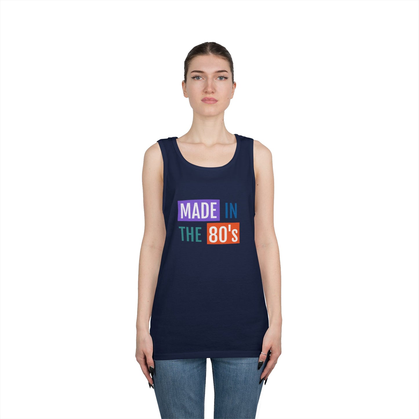 Unisex Heavy Cotton Tank Top 80s