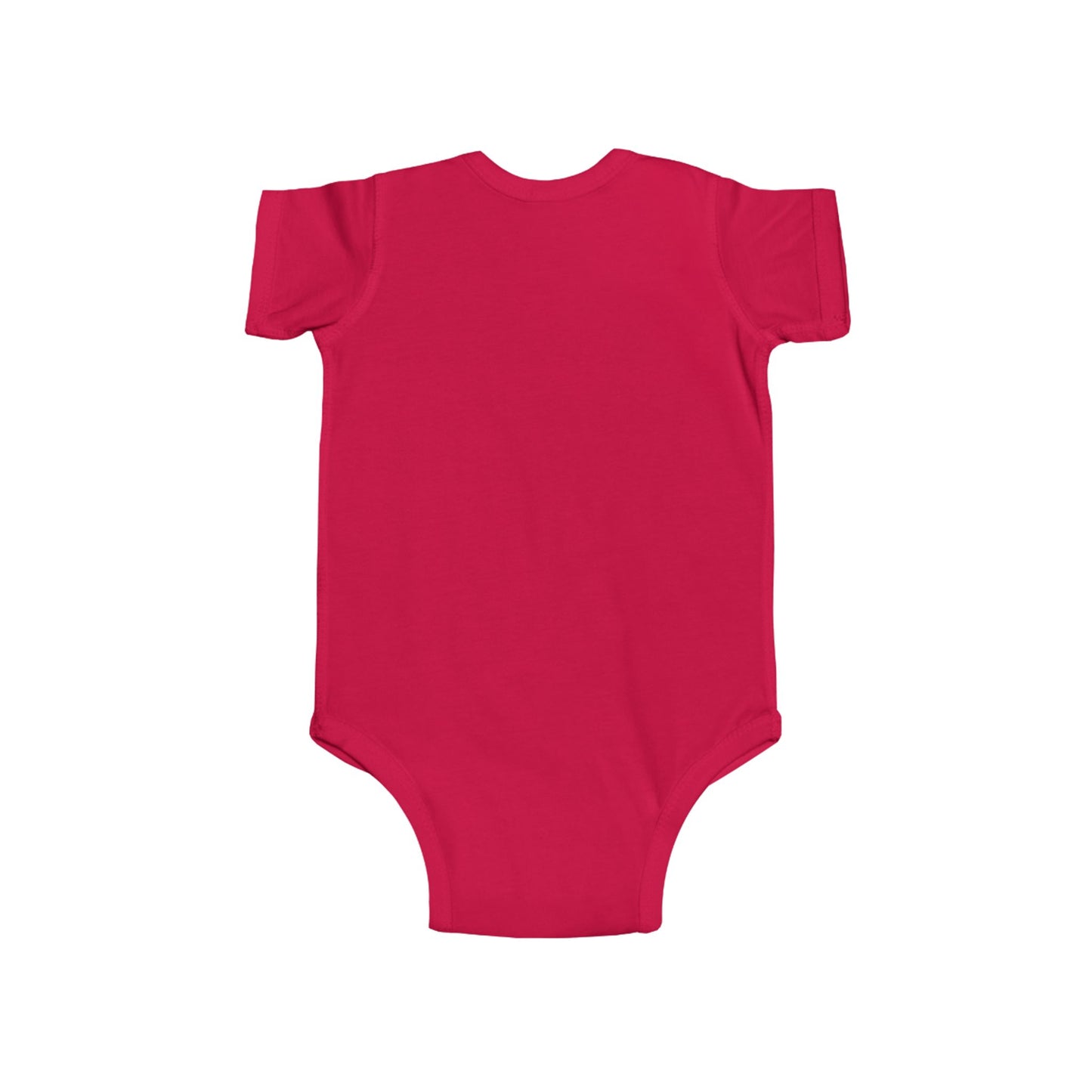 Infant Fine Jersey Bodysuit run gingerbread