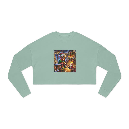 Women's Cropped Sweatshirt elf