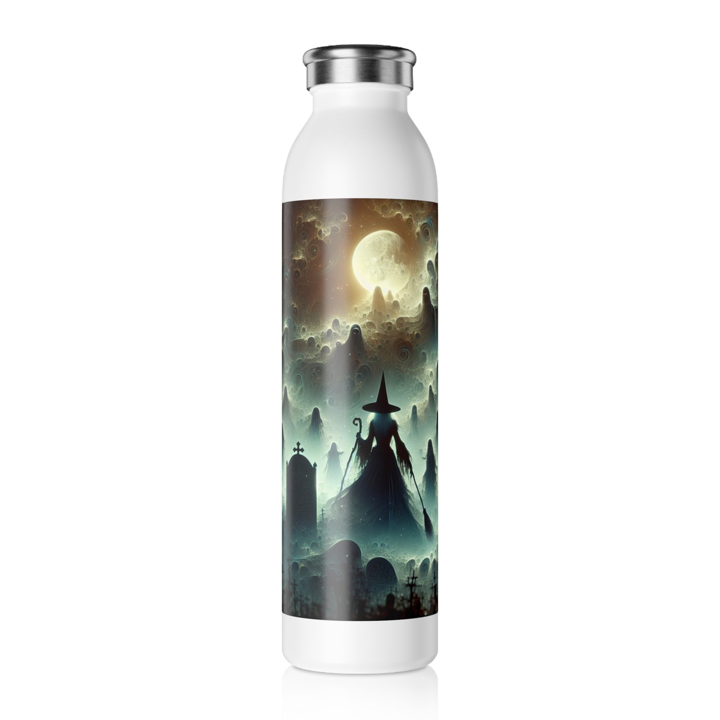 Slim Water Bottle spooky