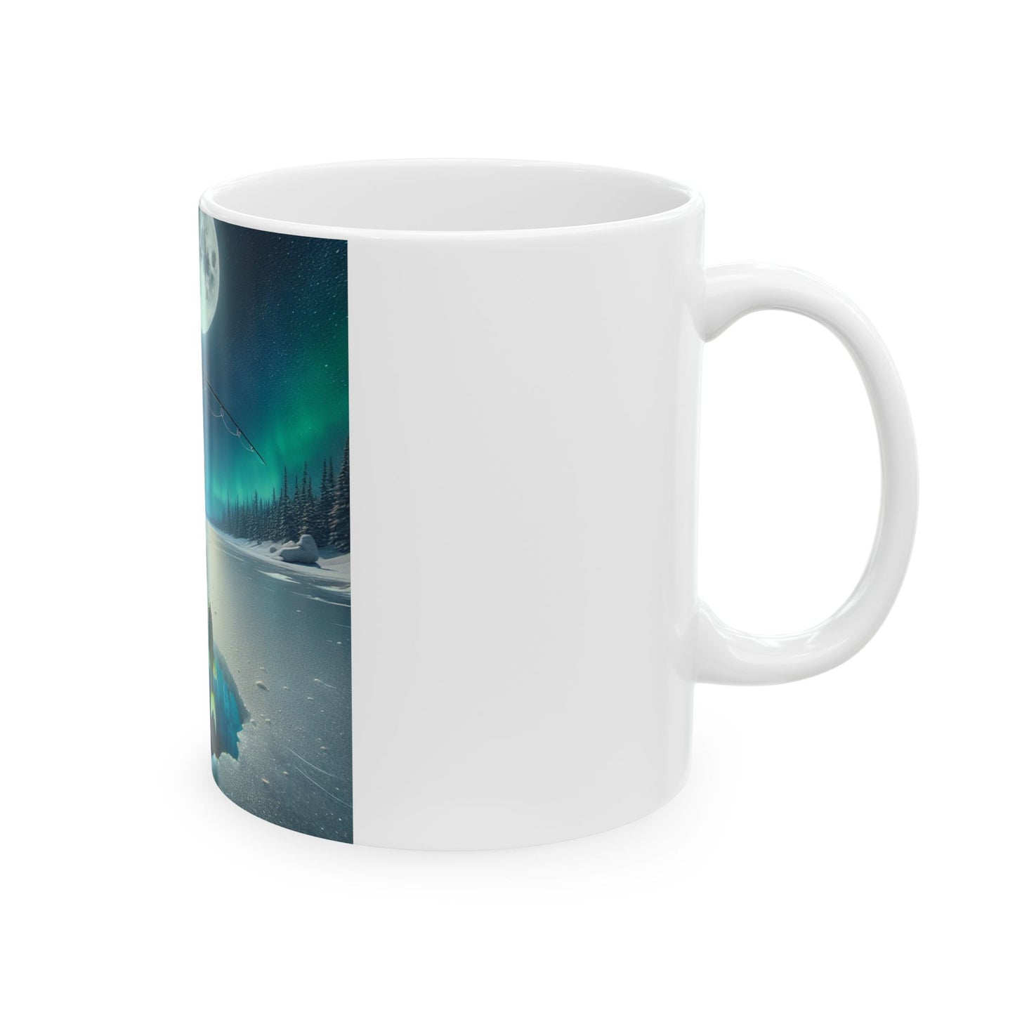 Grinch fishing coffee mug