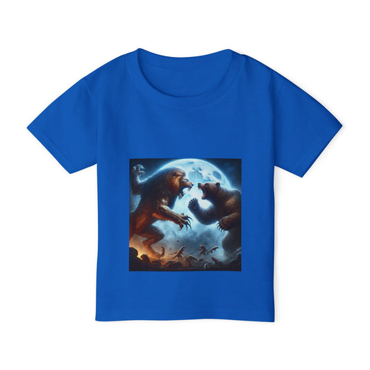 Heavy Cotton™ Toddler T-shirt Boy lion vs Bears