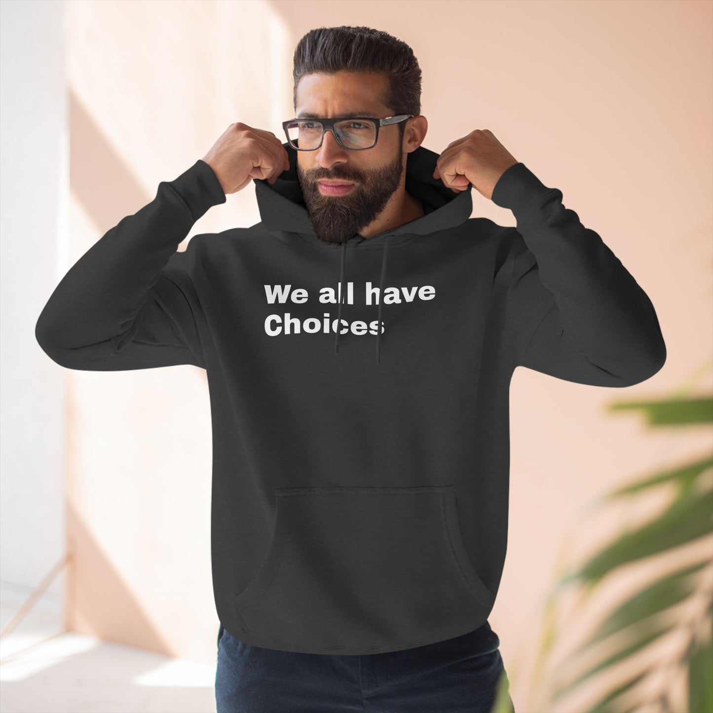 Three-Panel Fleece Hoodie Choices