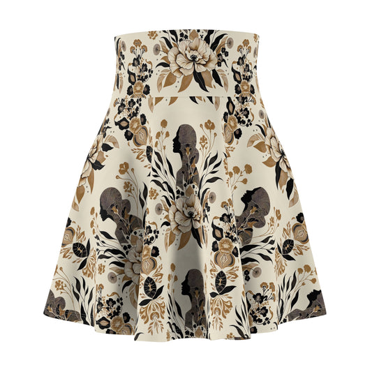 Women's Skater Skirt beautiful brown