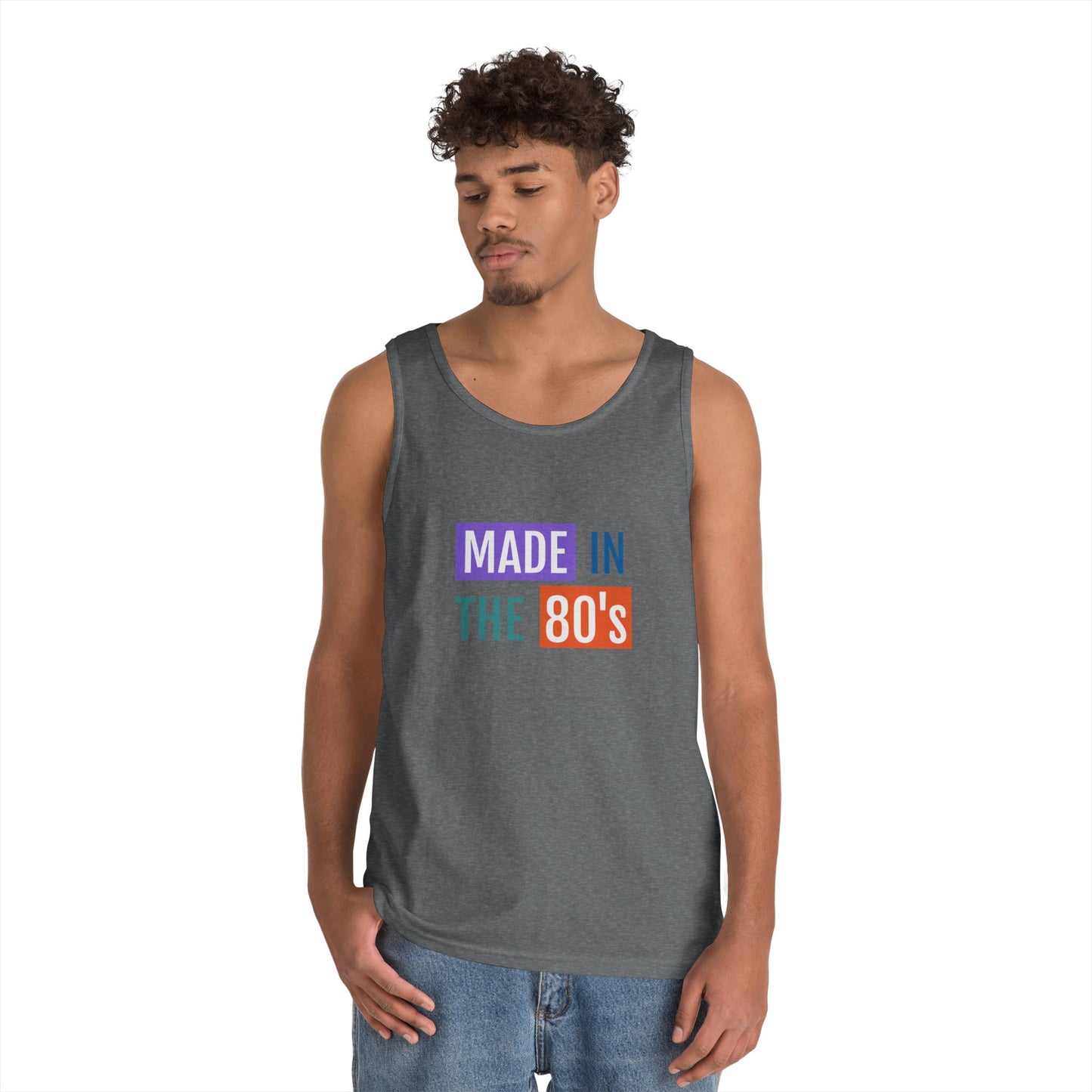 Unisex Heavy Cotton Tank Top 80s