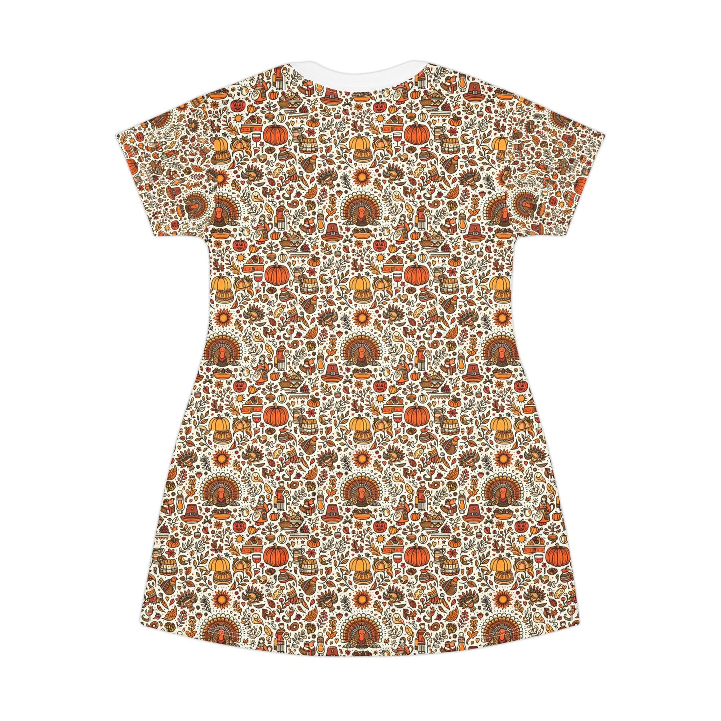 Gobble T-Shirt Dress (AOP)