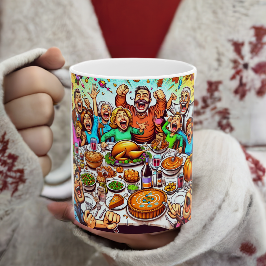 Funny Thanksgiving mug