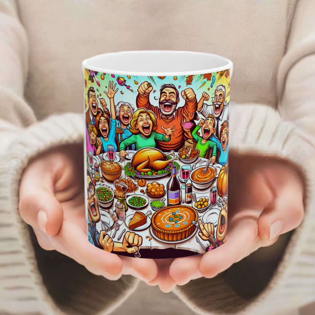 Funny Thanksgiving mug